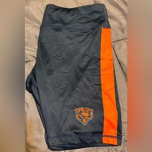 Women's Navy Chicago Bears Logo Bike Shorts